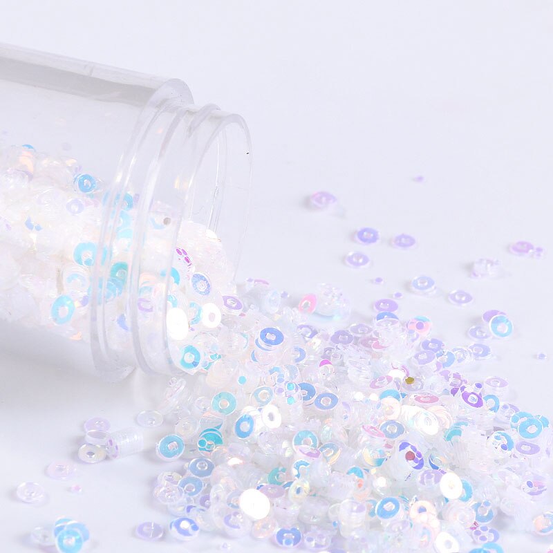 4000 stuks/partij 2mm matten pailletten platte ronde losse pailletten pailletten naaien bruiloft knutselen, nagelverzorging, nachtclubjurk accessoire: Jg kristal
