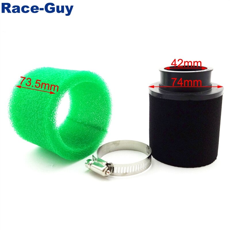 38/42/45mm de espuma de filtro de aire limpiador para 110 125cc 140cc 150cc ATV Quad 4 Wheeler pozo de la bici de la suciedad Go Kart Scooter motocicleta