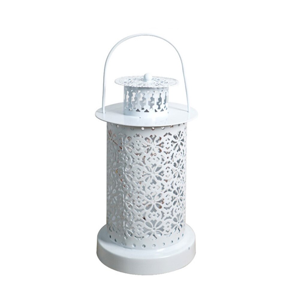 Farolillo colgante portátil para exteriores con batería para jardín y balcón luz LED tipo vela atmósfera con mango