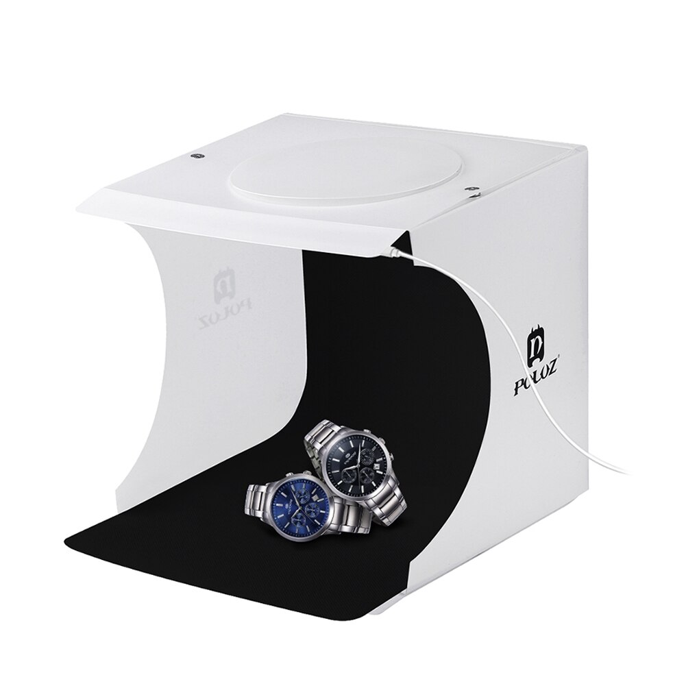 Folding Lightbox Photography Photo Studio Foldable easy to carry Softbox LED Light Photo Background Kit for Digital Camera