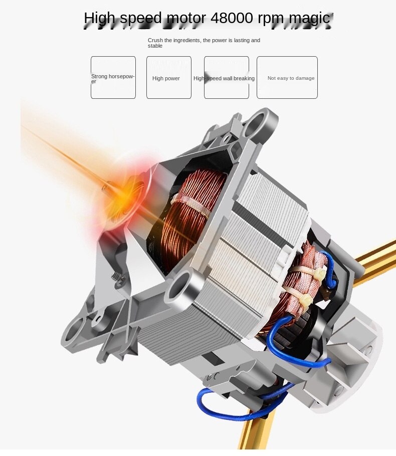 110V/220V2L wall-breaking machine, domestic high-power stirring food machine, auxiliary soymilk machine, speed regulation