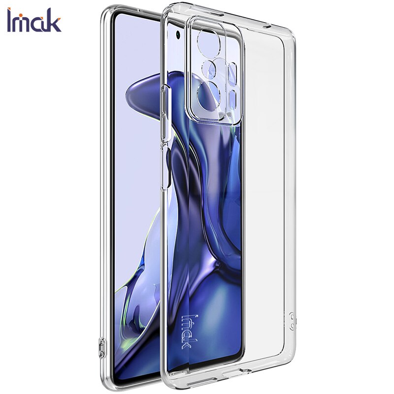 Imak Transparante Zachte Siliconen Voor Xiaomi 11T Telefoon Case Back Cover Voor Xiaomi 11T Pro Tpu Shell Telefoon tas