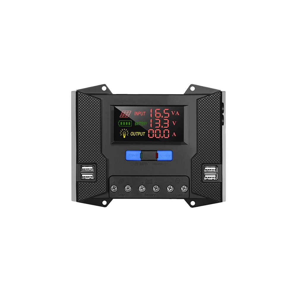 Solar Charge Controller 50A Multifunctional Solar Controller 12V/24V Photovoltaic System Power Generation Solar Regulator