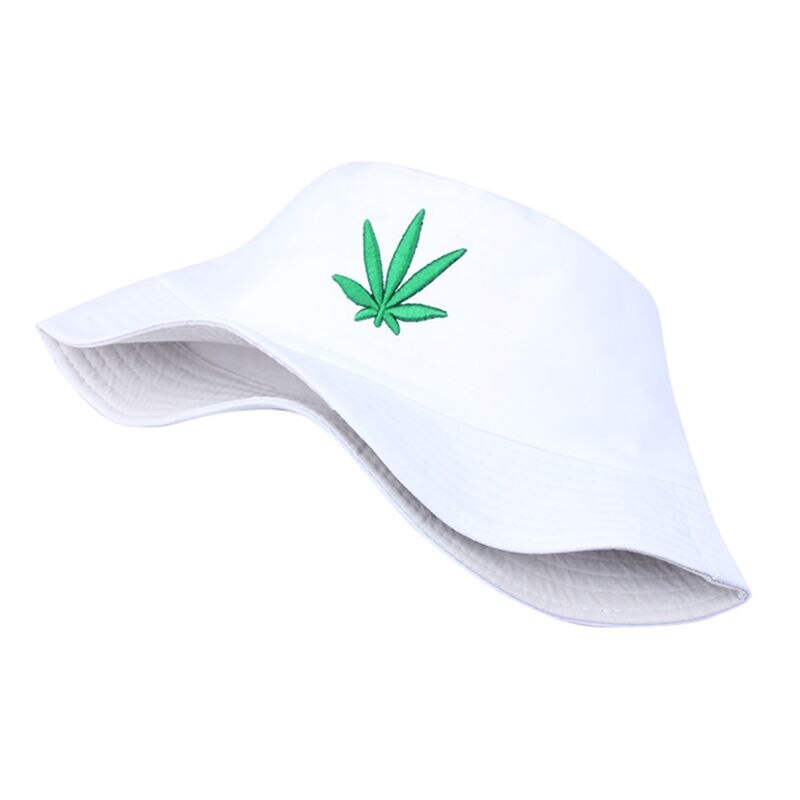 Pescador cap Folha de Bordo Bordado Algodão Cap Sombrinha Dobrável Para Os Amantes