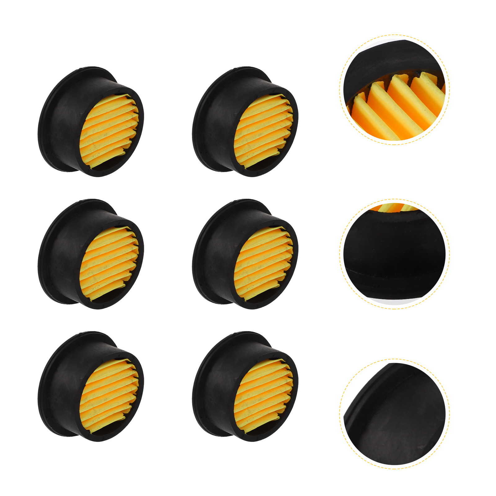 10 stuks luchtfilterelementen luchtcompressor filter filter uitlaat filter luchtinlaatfilter pneumatische onderdelen hardware