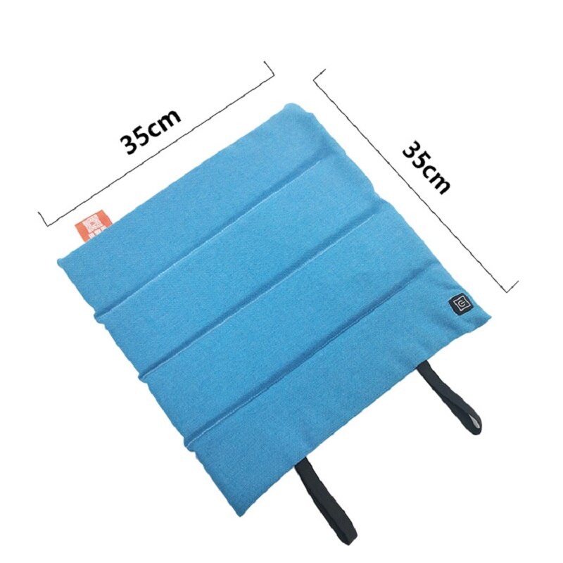 Batteria ricaricabile cuscino per sedile termico autoportante cuscino riscaldante elettrico USB piegato riscaldatore elettrico portatile per esterno