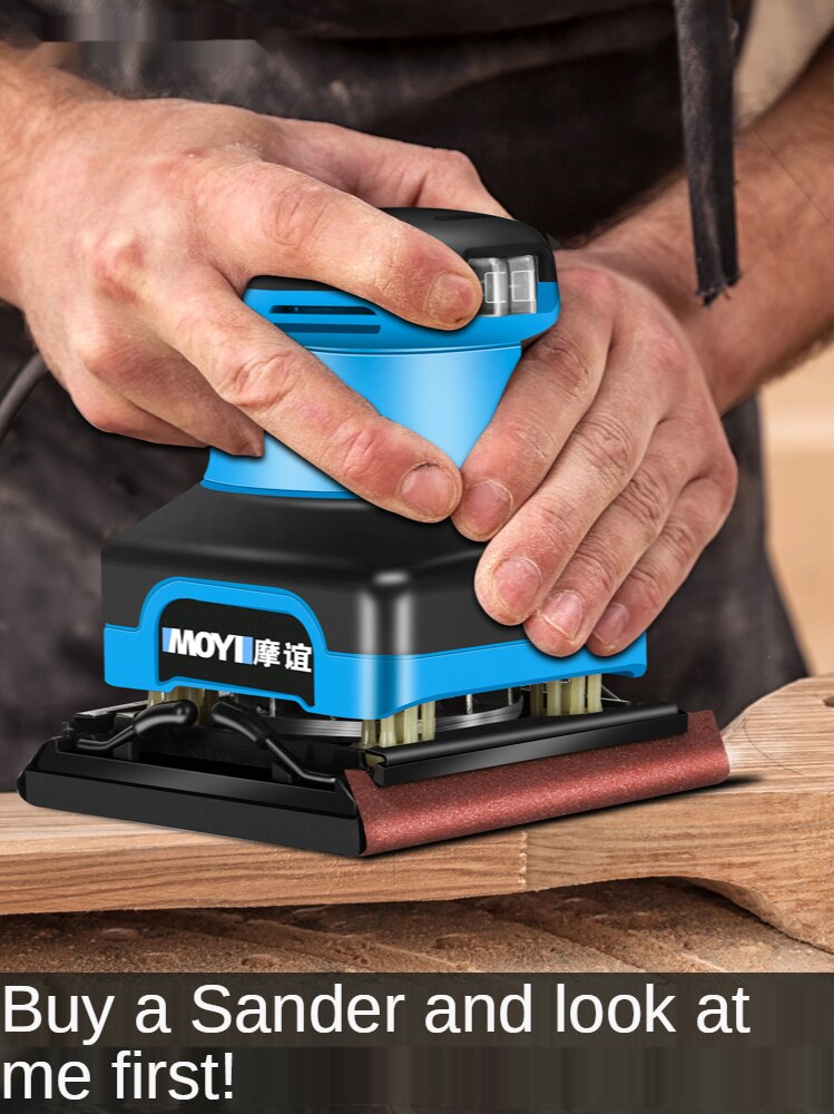 220V Sand paper machine grinding machine paint wall putty small polishing machine woodworking electric wood sanding machine