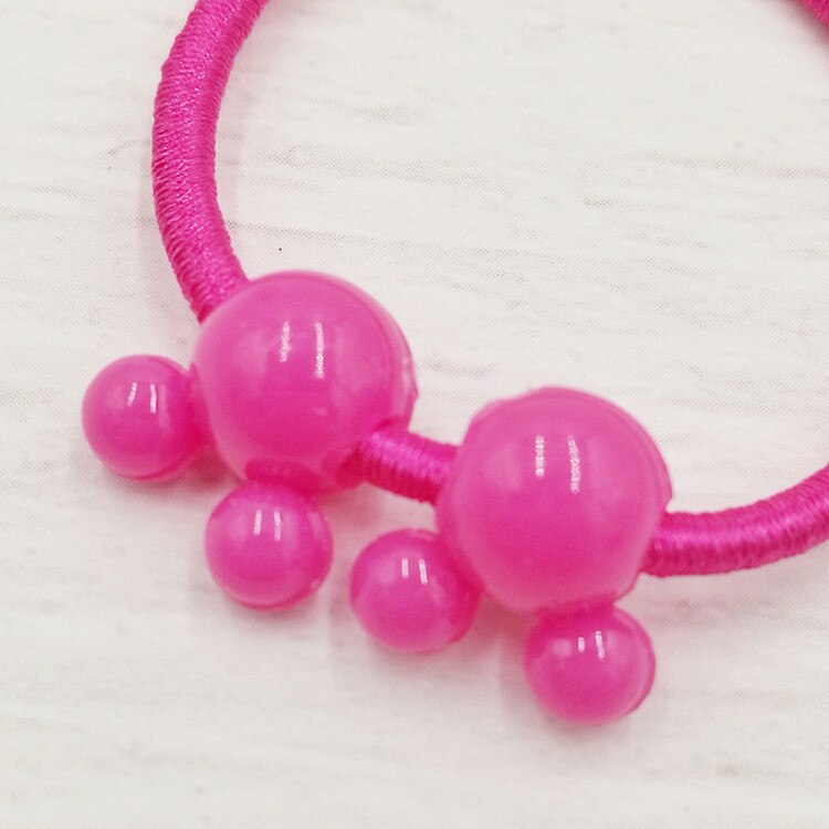 Koreaanse versie 50 Stuks Kleurrijke Kind Kids Haar Houders Leuke Rubber Haarband Elastieken Accessoires Meisje Charms Tie Gum