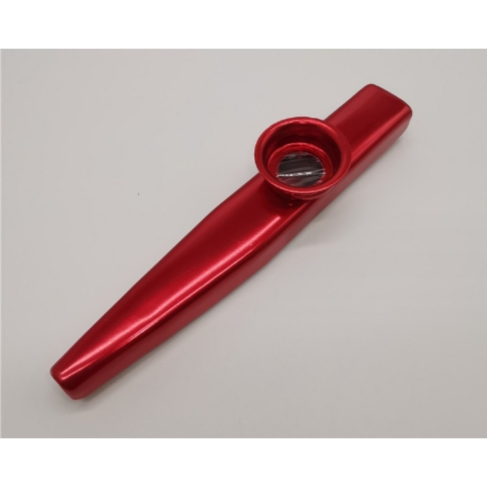 Simple léger Kazoo alliage d'aluminium métal pour Instrument de guitare amateurs de musique Instrument Instrument de musique strumenti: Rouge