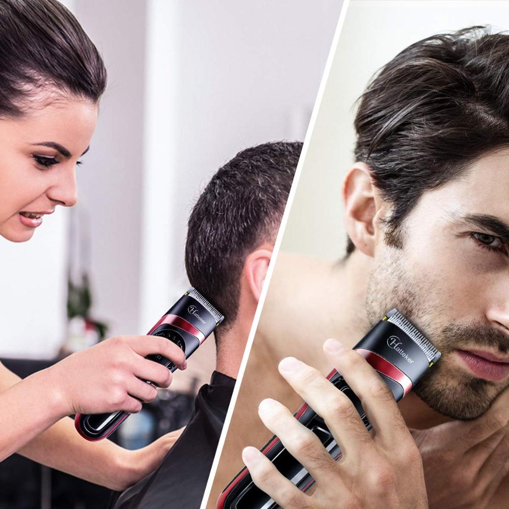 Cortapelos inalámbrico para hombres, maquinilla eléctrica para cortar el pelo, Barba, cortadora de pelo eléctrica a prueba de agua, kit