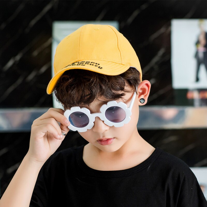 Toddler Summer Kids Baby Girls Beach Sunglasses Child Baby Sun Outdoor Wear Sunflower Glasses Kids UV400