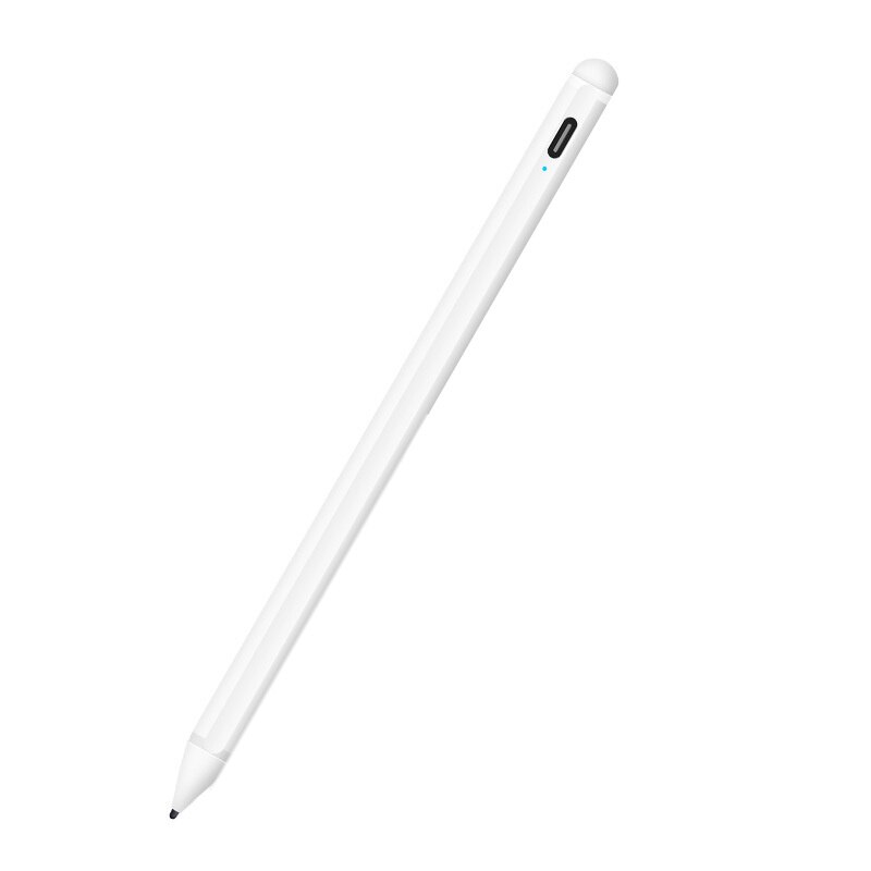 Stylus Pen till Apple iPad - Metall 18cm - Kompatibel med Apple Pencil 1 & 2: Äpple 2 svart spets