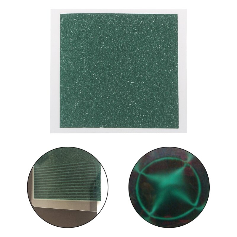 Magnetfält tittar film 50 x 50mm kort magnet detektor mönster display