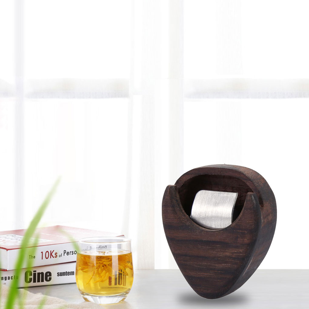 Gitaarplectrum hartvormig doosje, plectrum, houten opbergkoffer, draagbare organizer, gitaaraccessoires