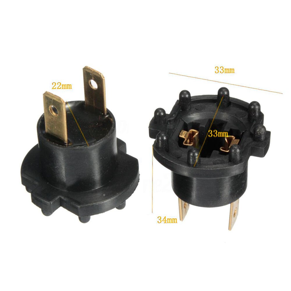 Holder Sockets Headlight For Mazda 3 5 Kawasaki Aprilia 1 pair Durable