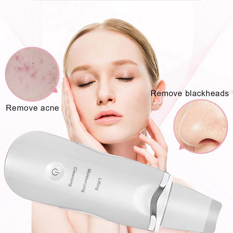 Vibrate Deep Face Cleaning Machine Skin Scrubber Remover Reduce Wrinkles Facial Whitening Lifting+Tool Nano Facial Sprayer