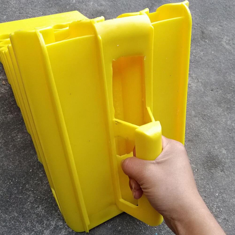 Auto Wiel Band Chock Anti Slip Wheel Chock Stop Blok Draagbare Stevig Duurzaam Plastic Wiel Chocks