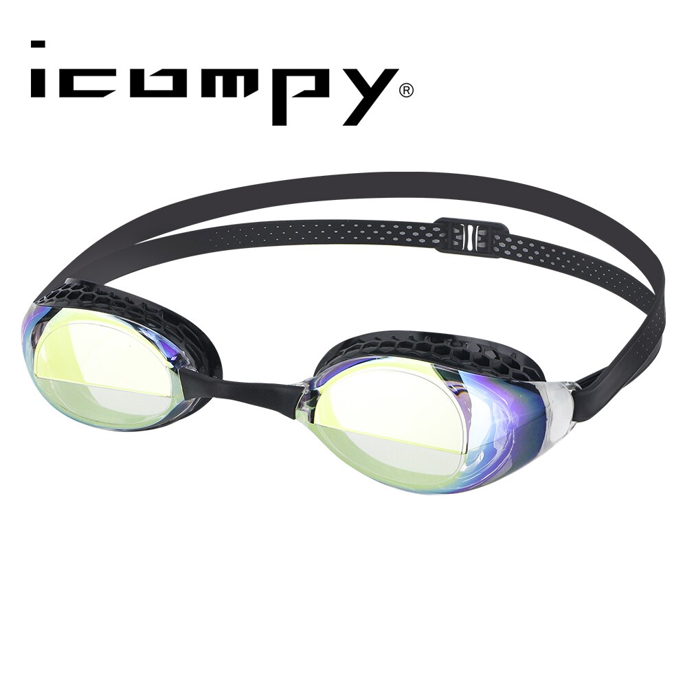 LANE4 Swimming Goggles, Anti-Fog ,UV Protection Patented Gaskets ,Triathlon Open Water For Adults Men Women #VC-952