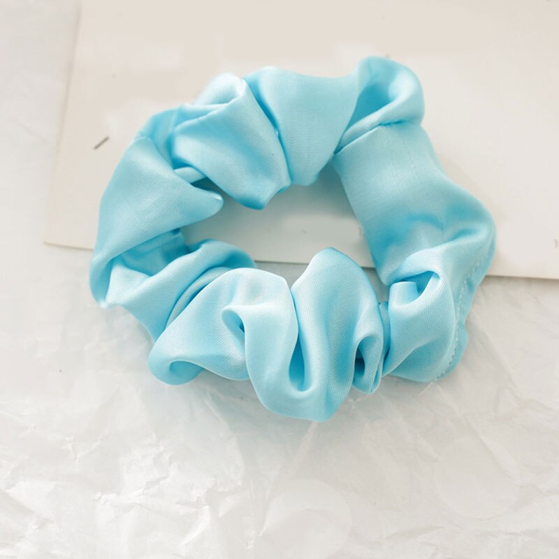 Oversized Scrunchies Grote Rubber Hair Ties Elastische Haarbanden Girs Paardenstaart Houder Glad Satijn Chouchou Vrouwen Haar Accessoires: A3