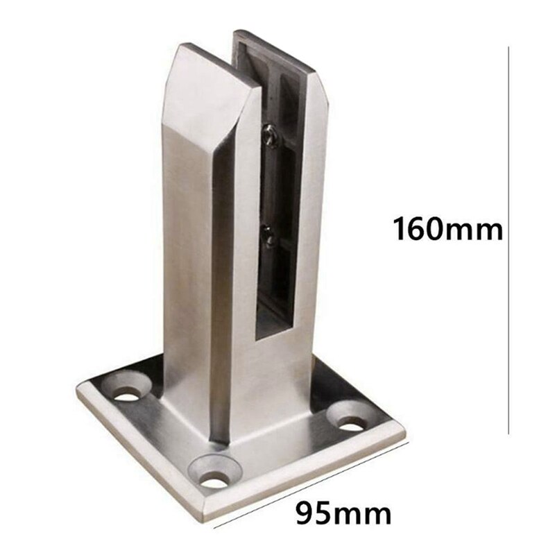 Floor-standing staircase balcony swimming pool stainless steel high hardness glass nail stair railing railing clamp THIN889