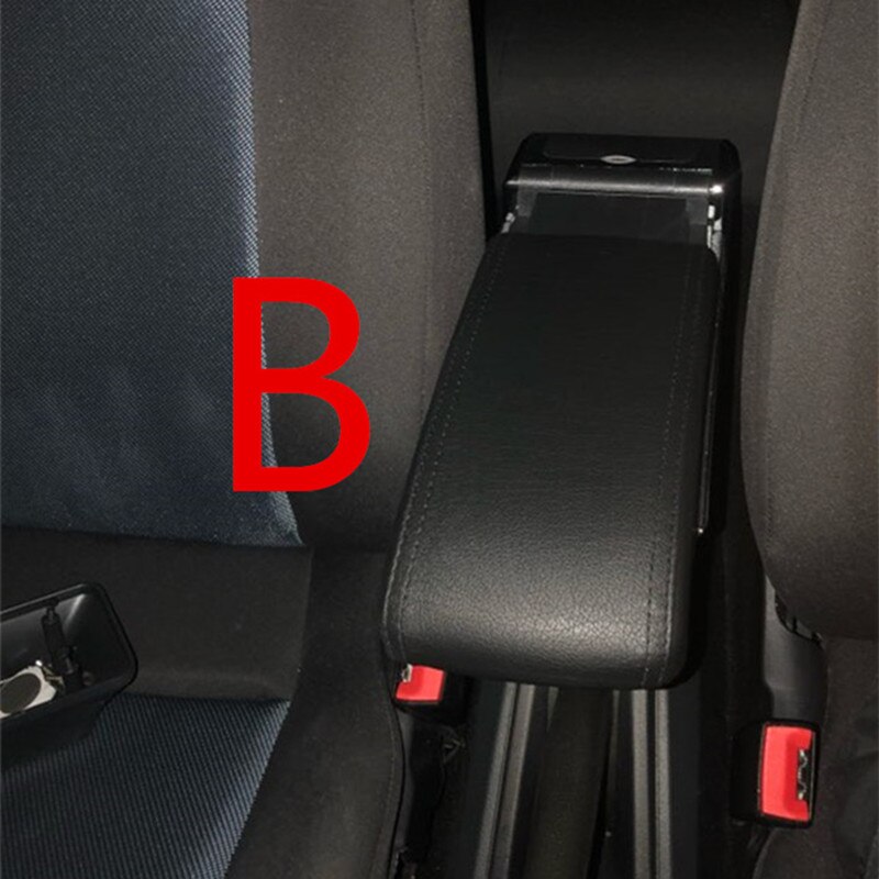 Voor Peugeot 208 Armsteun Doos: B Black black line