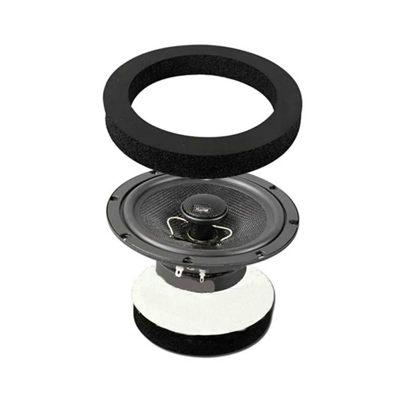 6.5 Inch Car Speaker Ring Bass Door Trim Sound Insulation Cotton Audio Speakers Self Adhesive Soundproof Ring CZ