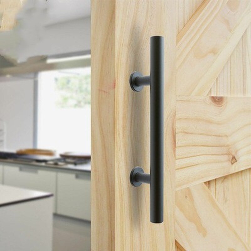 Pull Flush Verzonken Hout Deurklink Interieur Deur Schuifdeuren Schuur Deur Handvat Voor Kabinet Kast 35-45Mm Meubels hardware Set