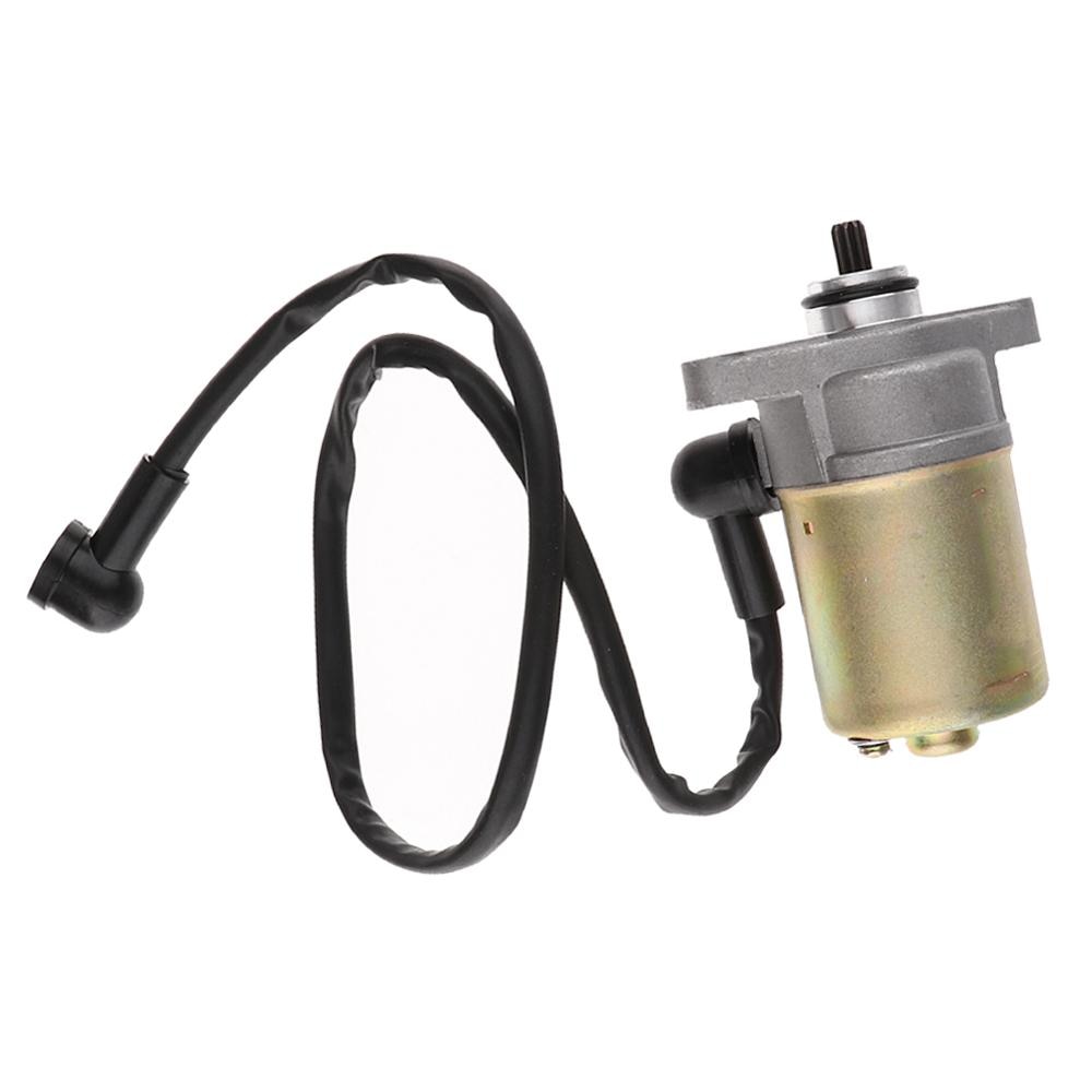 Motorcycle Starter Motor Moped Electric Starter Motor For GY6 47/49/50/60/72CC Scooter ATV Accessories