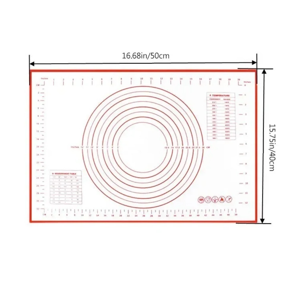 Rastreador de masa de acero inoxidable, cortador de pizza, picador con escala de medición, separador de pan de pastel multipropósito, cuchillo a escala: Rosa
