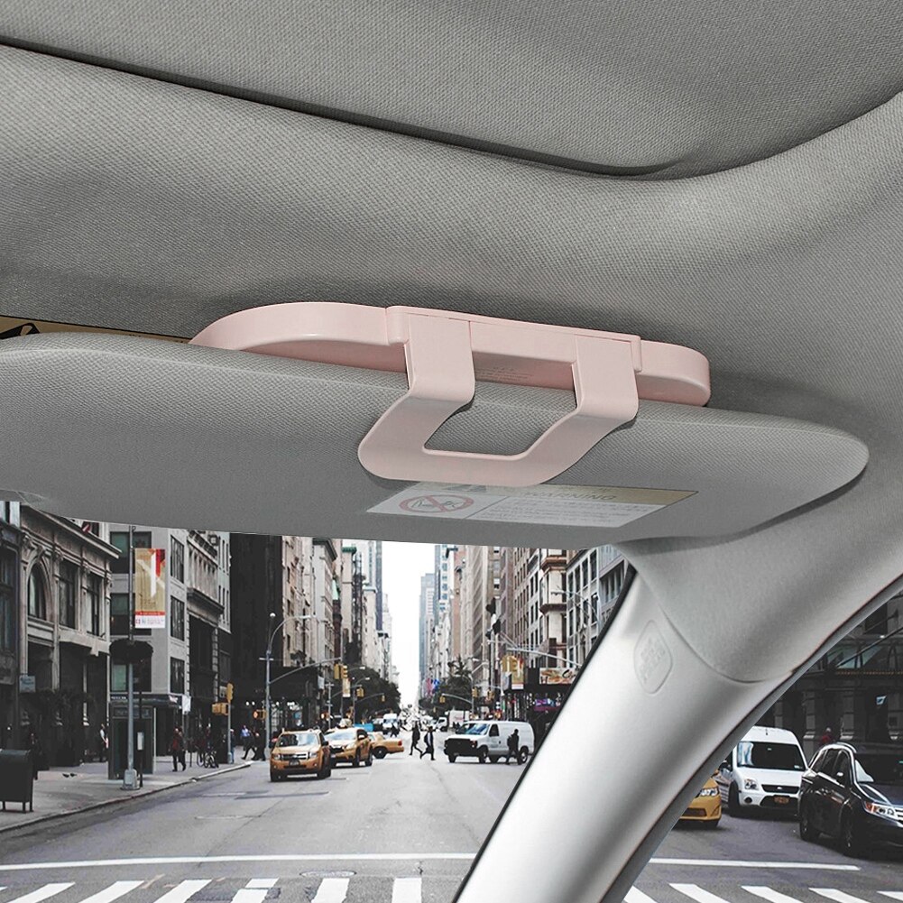 Car Sun Visor Mirror with LED Lights Makeup Sun-Shading Cosmetic Touch Screen Mirror Adjustable Vanity Mirror Clip on Automobile