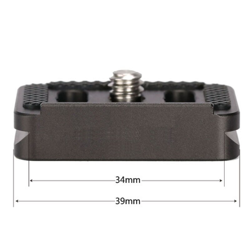 Aluminum Alloy Portable Tripod Clamp Accessories Durable Quick Release Plate Camera for Sirui TYC10