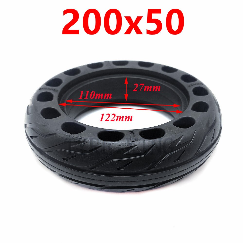 Good 200x50 Solid Tire 8 Inch Explosion Proof Tyre for Electric Scooter Accessories: C