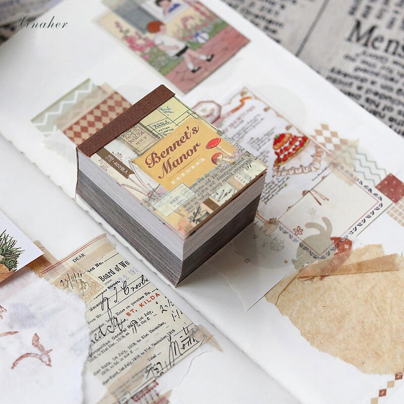 Manor-cuadro de nubes Mini, Material de papel, diario de basura, planificador, manualidades, papel recortes, Vintage, decorativo, bricolaje, álbum de fotos