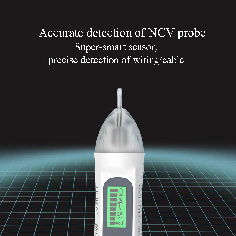 Xiaomi Duka Non-Contact Voltage Detector Indicator Smart Test Pencil Live/phase Wire Breakpoint NCV Continuity Tester