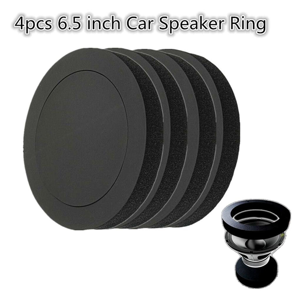 4 Stuks Auto Deur Speaker Bass Ring Schuim Woofer Pad Wattenschijfje Bass Portierbekleding Noise Sound Audio Speaker Noise geluid Golf Accessoires
