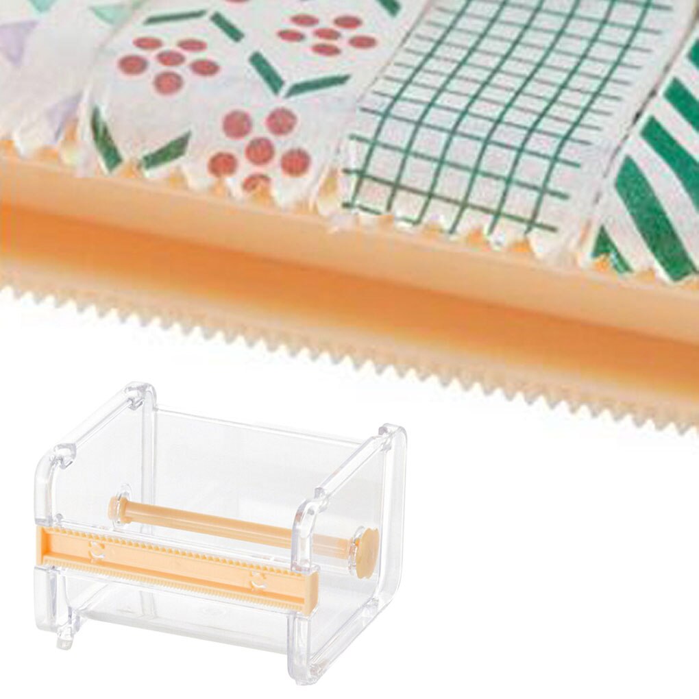 Adhesive Tape Dispenser Office Desktop Paper Stationery Masking Tape Holder Storage Organizer Dispenser Office Supplies