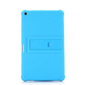 For Lenovo Tab 4 8 TB-8504X Case Shockproof Silicone Kickstand Back Cover for Lenovo TAB4 8 TB-8504 TB-8504F TB-8504N Kids Case: blue