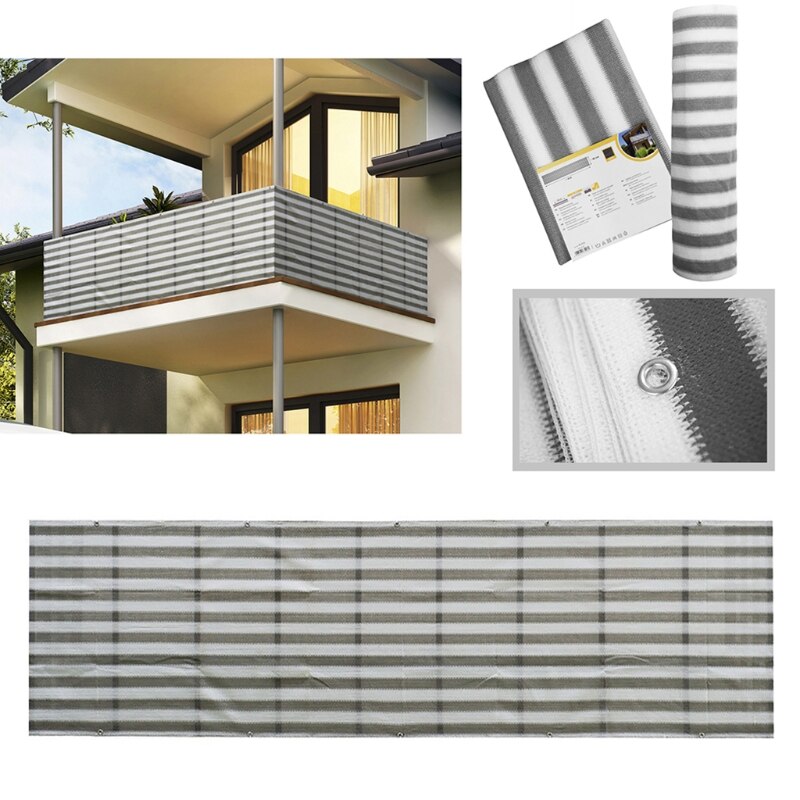 Cubierta de pantalla de privacidad para balcón, cubierta de ventana para porche, exterior, Patio, balcón, a prueba de rayos UV