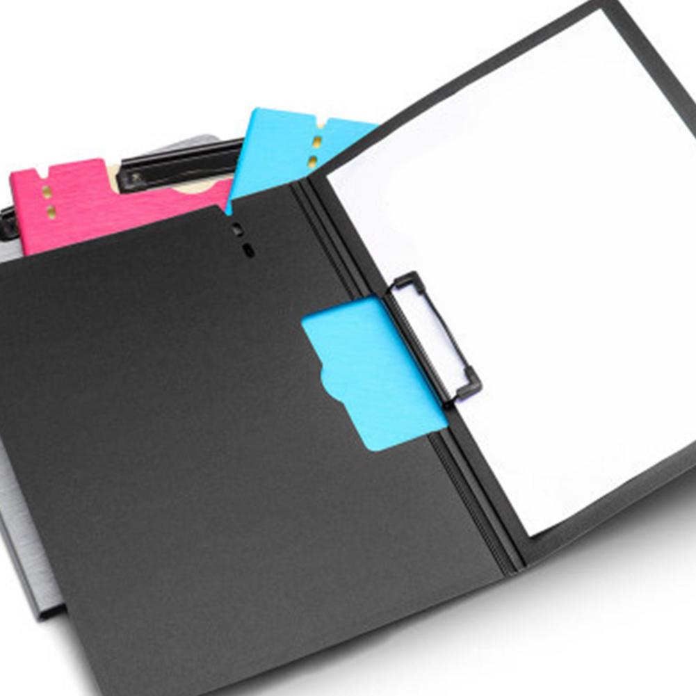 File Folder Document Clipboard Foam Board Clip A4 Size Writing Board Folding Folder Business Conference Office School Test Field