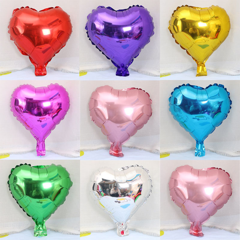 10 inch hartvormige helium ballon bruiloft ballonnen ceremonie decoratie ballonnen liefde verjaardag ballonnen