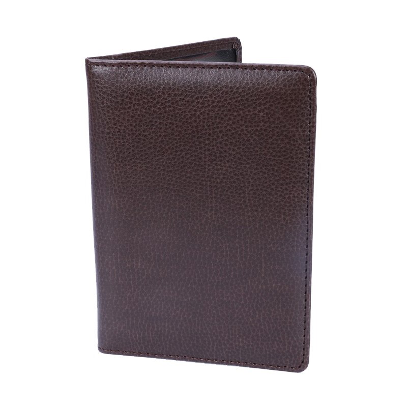 Männer Reisepass Abdeckungen Solide Gutschrift Identifikation-karten Ordner Handgemachte Frauen Pässe Halfter fallen Reisepass Geldbörsen (kunden verfügbar): Braun