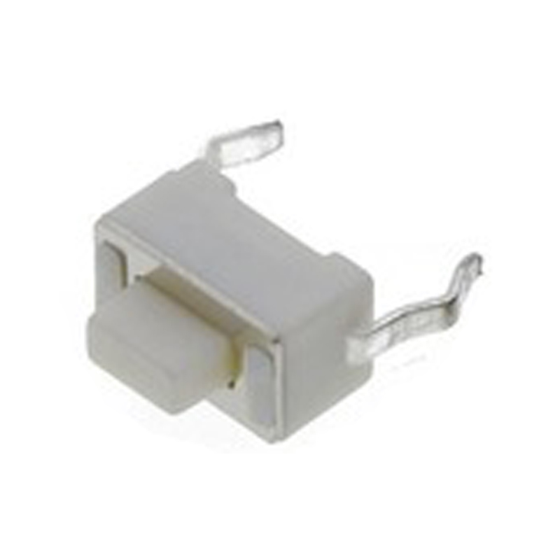 20 Stks/partij 3*6*4.3Mm Microschakelaar Witte Knop Tactiele Tact Drukknop Reset Knop 2pin Smd 3X6X4.3Mm: Bruin
