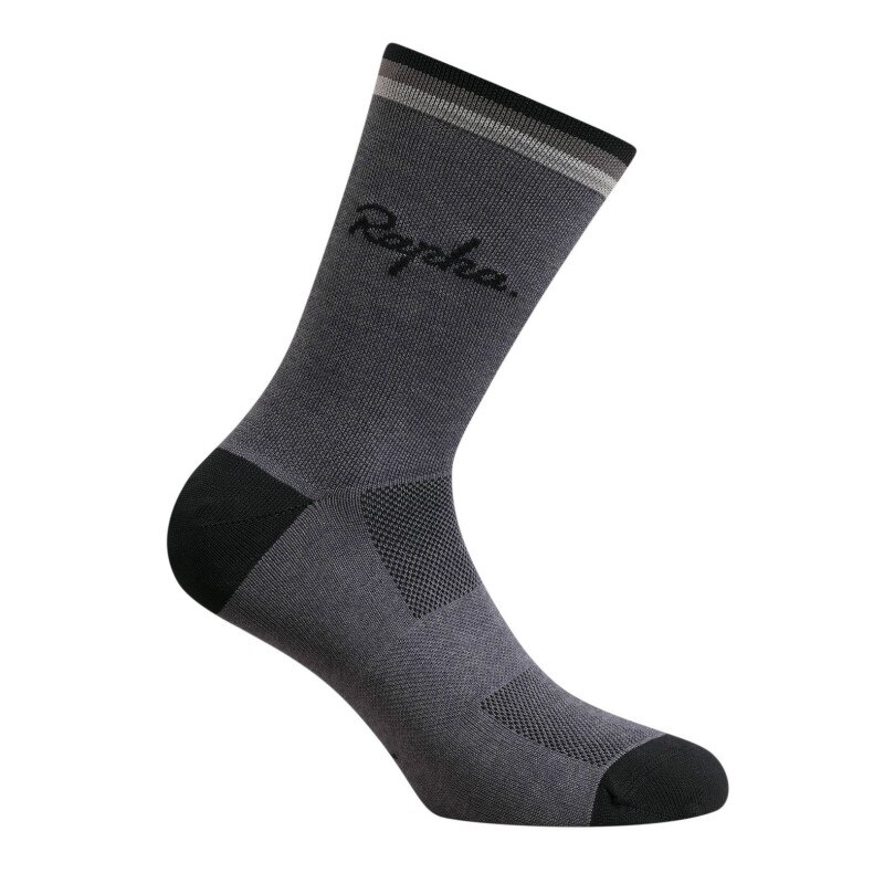 Chaussettes de Sport en plein air à Compression, Orange, pour hommes, cyclisme, vélo de route,: GRAY