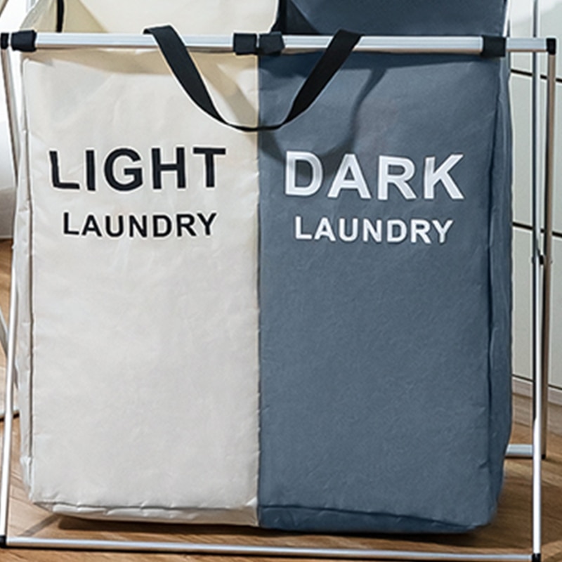 Large Compartments Waterproof Foldable Oxford Cloth Laundry Basket