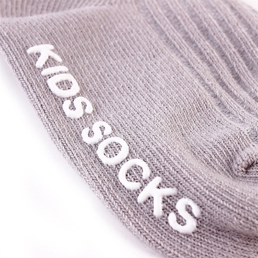 0-4Y Kids Baby Meisjes Katoenen Lange Sokken Effen Kleur Angel Wing Knie Lengte Sokken Herfst Winter Warm Lange Sokken Been warmer