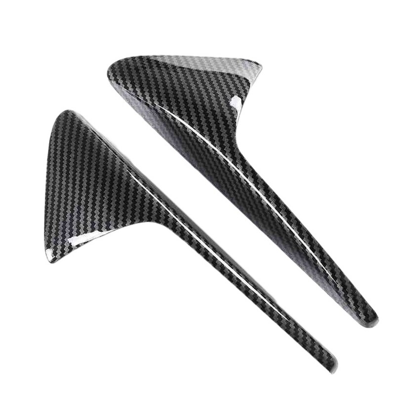 Carbon Fiber Side Fender Camera Cover Trim for Tesla Model 3 S X Y Car Camera Decorative Stickers