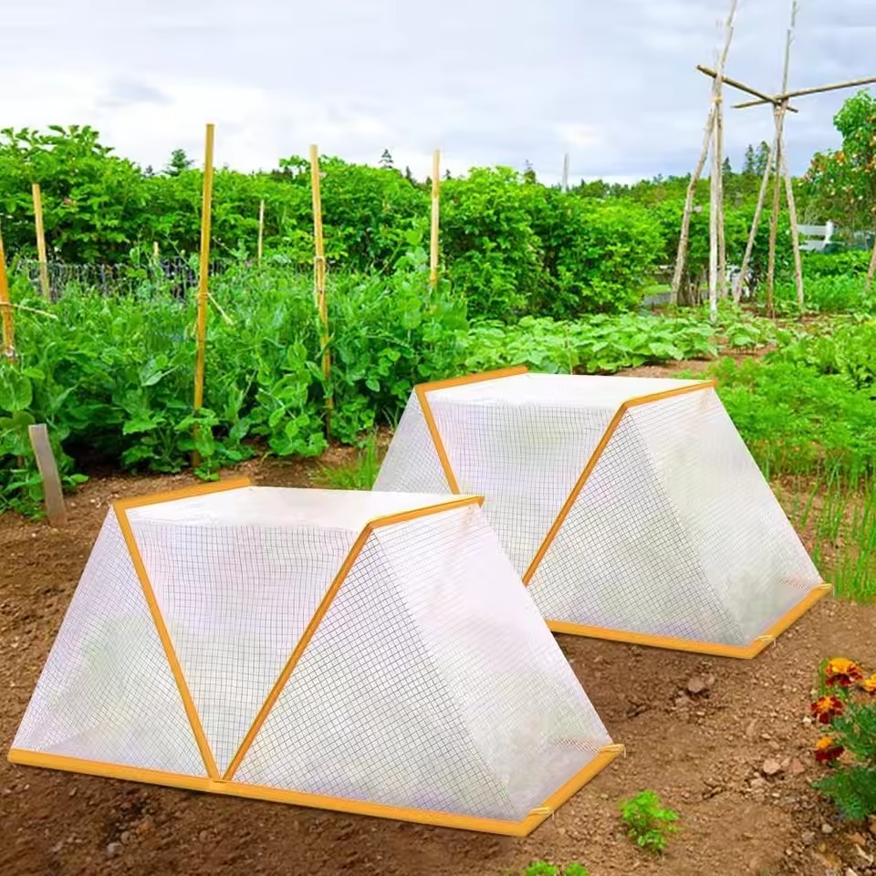 Row Accelerator Greenhouse Accelerator Cover Foldable Protect Plants Plant Protector Reusable Plant Net Cage