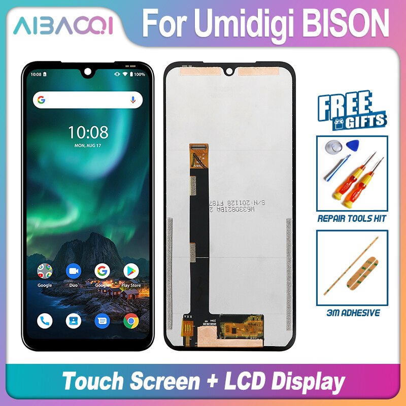 AiBaoQi Touch Screen+LCD Component Replacement For Umidigi A9 Pro/A7/A7S/A7 Pro/A5 Pro/Z/Super/BISON Phone
