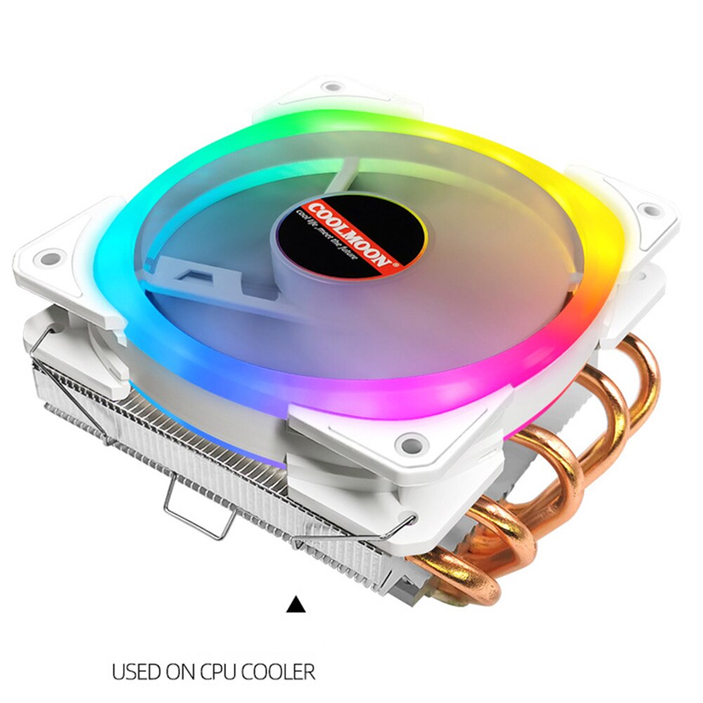 COOLMOON ARGB Cooling Fan 4Pin PWM 5V 3Pin 12cm ARGB Computer Heatsink Cooler Radiator for Chassis PC Case CPU