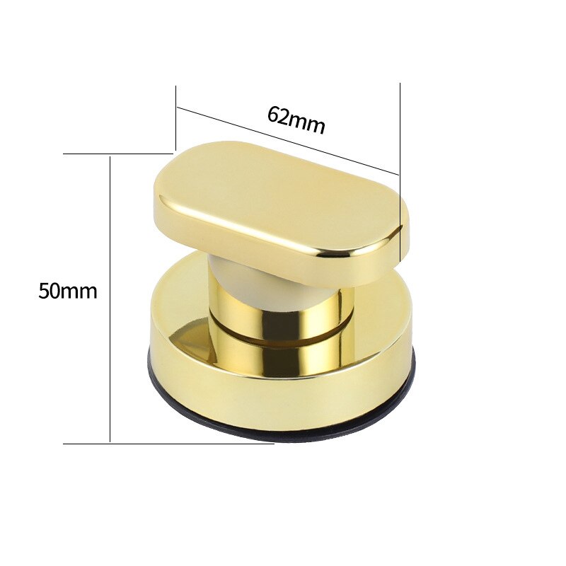 Veilige Grip Met Zuignap Geen Boren Douche Handvat Anti-Slip Leuning Biedt Voor Veiligheid Grab In Badkamer Koelkast leuning: gold-1